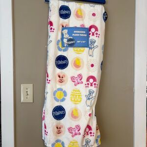 Pillsbury Easter Cookie Easter Spring Bunny Butterfly Dough Boy Cookie Blanket